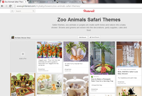 Pinterest Safari Baby Showers by MyBabyShowerShop - see ideas for your safari baby shower